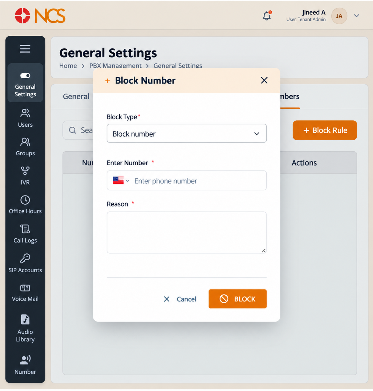 المقسم الآلي 1.6 Block الأرقام Form