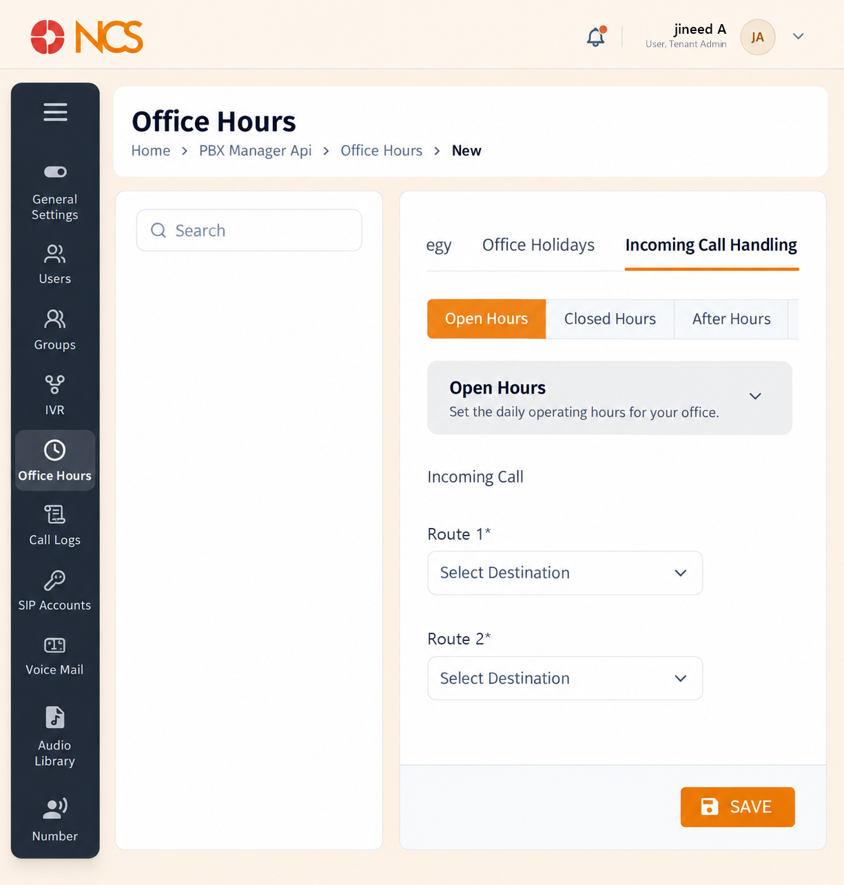 PBX 5.4 Incoming Call Handling
