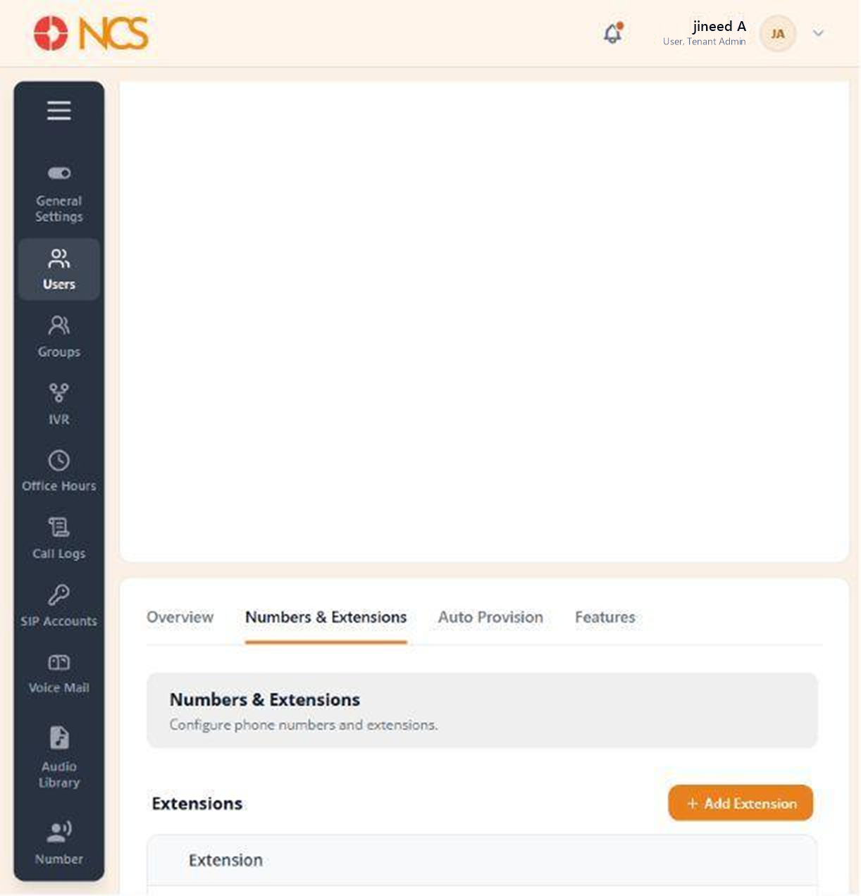 PBX 2.2 Numbers &amp; Extensions