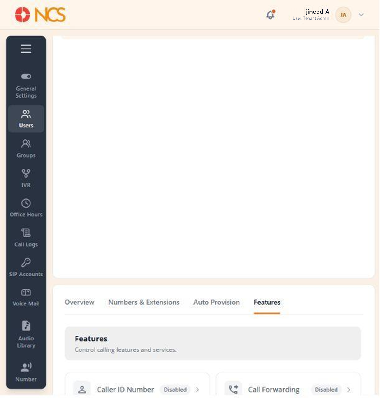 PBX 2.4 Utilisateur Features
