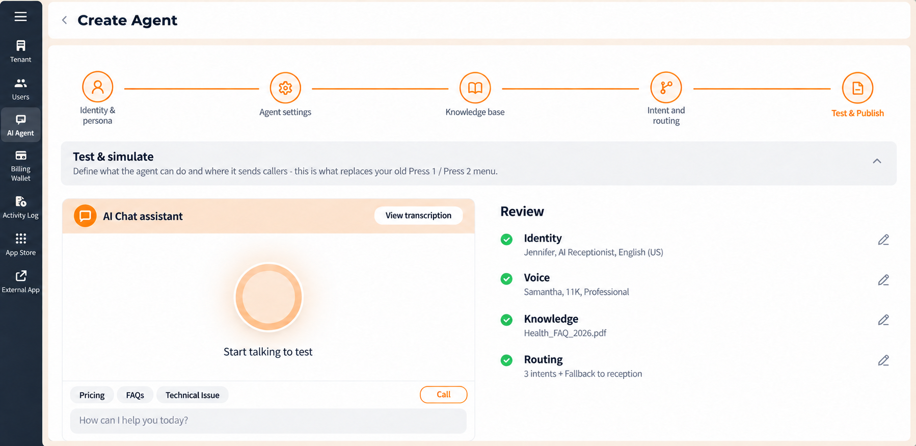 Stage 5 Test &amp; Publish