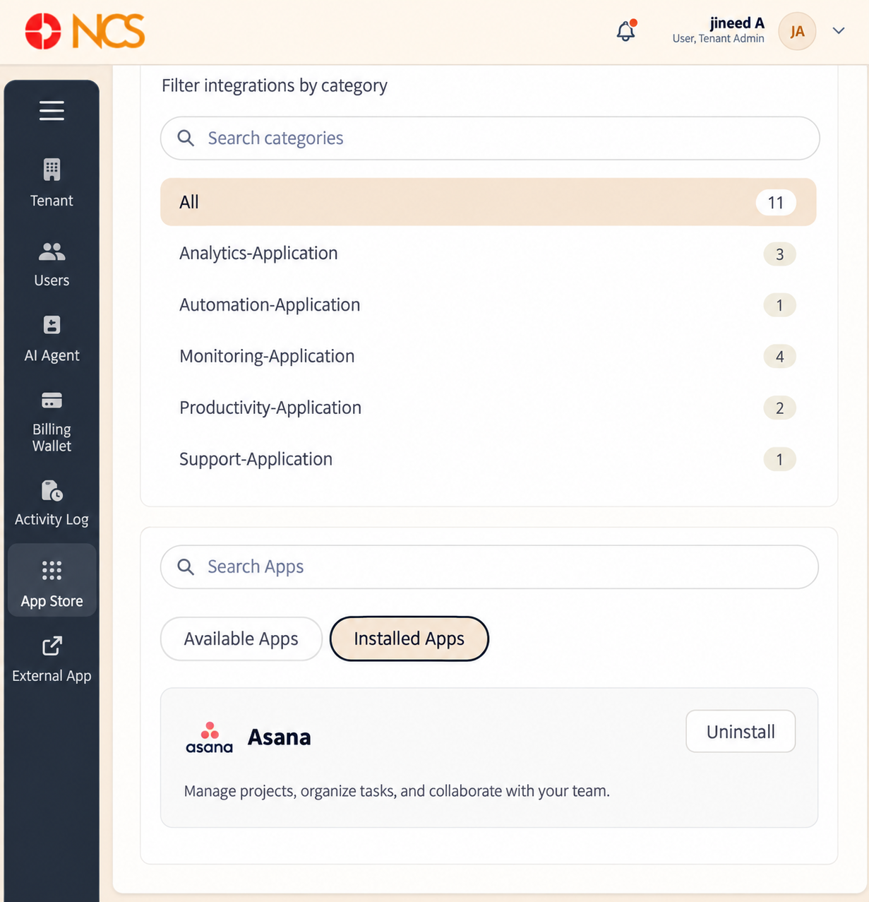 Revisar ou Desinstalar Aplicativo